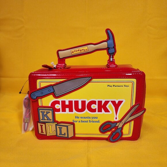 Loungefly Chucky Good Guys Tool Chest Crossbody Bag Halloween Horror Movie NEW - Picture 14 of 14